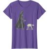 imageStar Wars Darth Vader ATAT Walker Disney TShirtPurple Heather