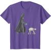 imageStar Wars Darth Vader ATAT Walker Disney TShirtPurple Heather