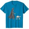 imageStar Wars Darth Vader ATAT Walker Disney TShirtSapphire Blue