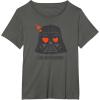 imageStar Wars Darth Vader I Am Your Valentine TShirtAsphalt Grey