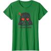 imageStar Wars Darth Vader I Am Your Valentine TShirtKelly Green