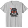 imageStar Wars Darth Vader I Am Your Valentine TShirtSilver Grey