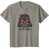 imageStar Wars Darth Vader I Am Your Valentine TShirtSlate Grey