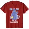 imageStar Wars Darth Vader I Rule the GalEggsy Funny Easter TShirtCranberry Red