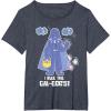 imageStar Wars Darth Vader I Rule the GalEggsy Funny Easter TShirtHeather Blue