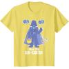 imageStar Wars Darth Vader I Rule the GalEggsy Funny Easter TShirtLemon Yellow