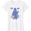 imageStar Wars Darth Vader I Rule the GalEggsy Funny Easter TShirtWhite