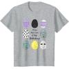 imageStar Wars Easter Darth Vader ampamp Stormtroopers Disturbing Eggs TShirtHeather Grey