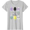 imageStar Wars Easter Darth Vader ampamp Stormtroopers Disturbing Eggs TShirtSilver Grey