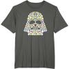imageStar Wars Easter Egg Fill Darth Vader Mask and Helmet TShirtAsphalt Grey