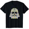 imageStar Wars Easter Egg Fill Darth Vader Mask and Helmet TShirtBlack