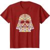 imageStar Wars Easter Egg Fill Darth Vader Mask and Helmet TShirtCranberry Red