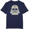 imageStar Wars Easter Egg Fill Darth Vader Mask and Helmet TShirtNavy Blue