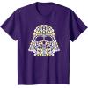 imageStar Wars Easter Egg Fill Darth Vader Mask and Helmet TShirtPurple