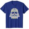 imageStar Wars Easter Egg Fill Darth Vader Mask and Helmet TShirtRoyal Blue