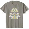 imageStar Wars Easter Egg Fill Darth Vader Mask and Helmet TShirtSlate Grey