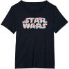 imageStar Wars Easter Floral Pink ampamp Orange Blooming Logo TShirtBlack