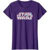 imageStar Wars Easter Floral Pink ampamp Orange Blooming Logo TShirtPurple