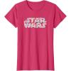 imageStar Wars Easter Floral Pink ampamp Orange Blooming Logo TShirtRed Heather