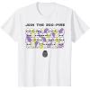 imageStar Wars Easter Join The EggPire Easter Egg Poster TShirtWhite