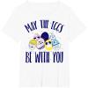 imageStar Wars Easter May The Eggs Be With You Text TShirtWhite