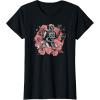 imageStar Wars Easter Spring Darth Vader Floral Side Portrait TShirtBlack