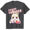 imageStar Wars Easter Storm Trooper With Logo Eggs TShirtDark Heather Grey