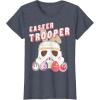 imageStar Wars Easter Storm Trooper With Logo Eggs TShirtHeather Blue