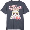 imageStar Wars Easter Storm Trooper With Logo Eggs TShirtHeather Blue