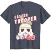 imageStar Wars Easter Storm Trooper With Logo Eggs TShirtHeather Blue