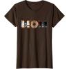 imageStar Wars Luke Yoda Darth Vader Mom Mothers Day Birthday TShirtBrown