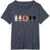 imageStar Wars Luke Yoda Darth Vader Mom Mothers Day Birthday TShirtHeather Blue