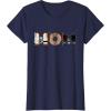 imageStar Wars Luke Yoda Darth Vader Mom Mothers Day Birthday TShirtNavy Blue