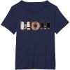 imageStar Wars Luke Yoda Darth Vader Mom Mothers Day Birthday TShirtNavy Blue