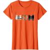 imageStar Wars Luke Yoda Darth Vader Mom Mothers Day Birthday TShirtOrange