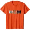 imageStar Wars Luke Yoda Darth Vader Mom Mothers Day Birthday TShirtOrange