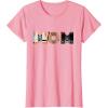 imageStar Wars Luke Yoda Darth Vader Mom Mothers Day Birthday TShirtPink