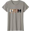 imageStar Wars Luke Yoda Darth Vader Mom Mothers Day Birthday TShirtSlate Grey