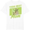 imageStar Wars Mothers Day Yoda Best Mom Yoda Cartoon Portrait TShirtWhite