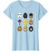 imageStar Wars Original Trilogy Classic Characters Easter Eggs TShirtBaby Blue