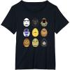 imageStar Wars Original Trilogy Classic Characters Easter Eggs TShirtBlack