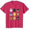 imageStar Wars Original Trilogy Classic Characters Easter Eggs TShirtRed Heather