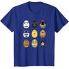 imageStar Wars Original Trilogy Classic Characters Easter Eggs TShirtRoyal Blue