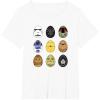 imageStar Wars Original Trilogy Classic Characters Easter Eggs TShirtWhite