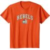 imageStar Wars R2D2 Rebels Letter R Collegiate Sports Team TShirtOrange