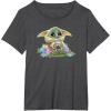 imageStar Wars The Mandalorian Easter Grogu Egg Hunt Winner TShirtDark Heather Grey