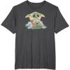imageStar Wars The Mandalorian Easter Grogu Egg Hunt Winner TShirtDark Heather Grey