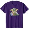 imageStar Wars The Mandalorian Easter Grogu Egg Hunt Winner TShirtPurple