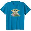 imageStar Wars The Mandalorian Easter Grogu Egg Hunt Winner TShirtSapphire Blue