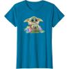 imageStar Wars The Mandalorian Easter Grogu Egg Hunt Winner TShirtSapphire Blue